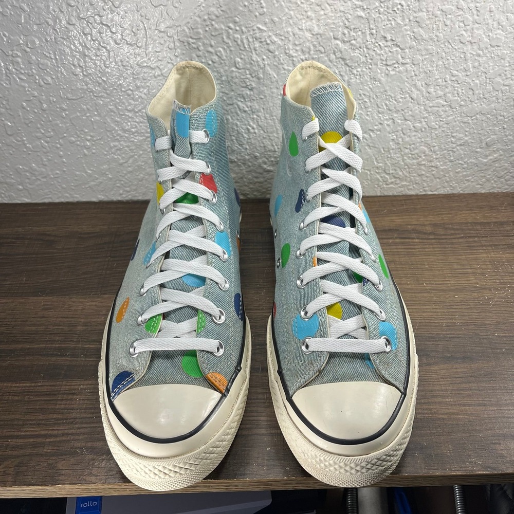 Converse Chuck 70 High Tyler The Creator Polka Dot Shoes - M 10.5 - W 12.5 - Picture 5 of 9